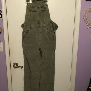 Vintage Corduroy green overalls
